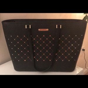 Michael Kors Black Leather Tote